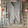 jumper Bnwt grey vneck long sleeve grey drawstring detail jumper m/l Image 4