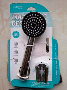 J & S Ergonomic Shower Head & Lead