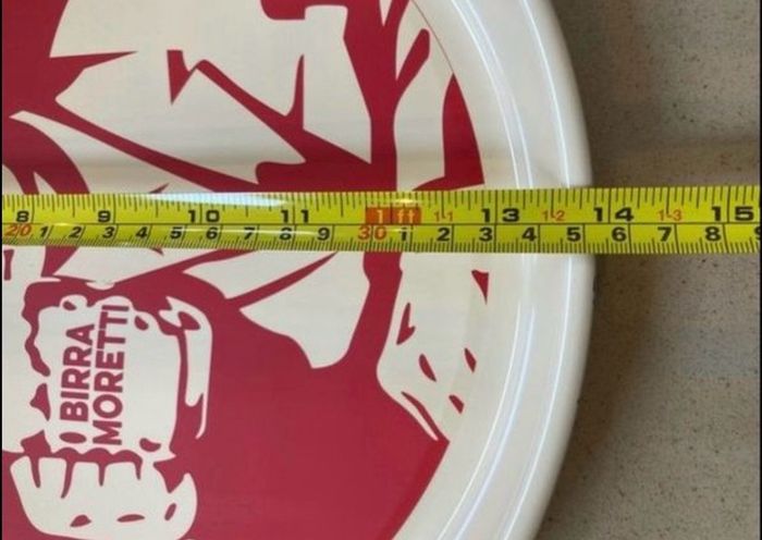 Moretti Beer Metal Tray
