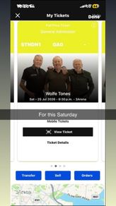 Wolfetone ticket