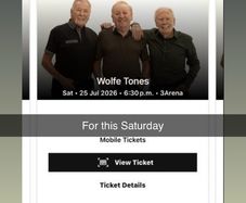 Wolfetone ticket