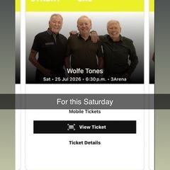 Wolfetone ticket