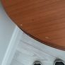 Pair of Beautiful Deco Style Solid Wooden Oval Lockers Image 5
