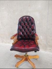 Antique Chesterfield Swivel Chair