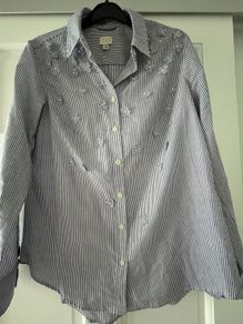 Blue Stripe Blouse