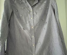 Blue Stripe Blouse