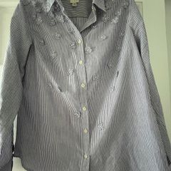 Blue Stripe Blouse