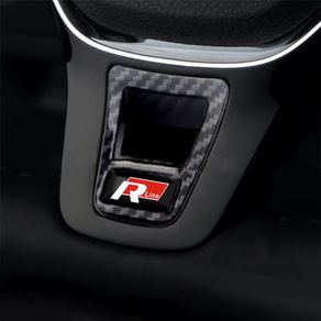 Rline R Line GTI Logo Car Steering Wheel Sticker Accessories For Volkswagen Polo Golf Passat Magotan T5 Tiguan Artcon Jetta Bora CC