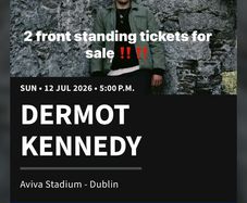 Front Standing Dermot Kennedy Tickets