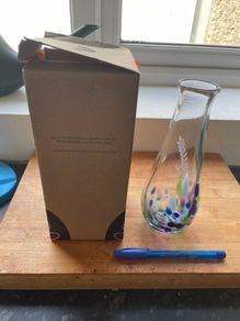 Waterford hand blown bud Vase