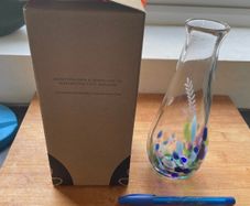 Waterford hand blown bud Vase