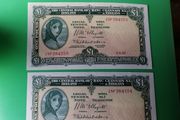1959 Irish One Pound Banknotes