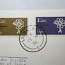 Ireland 1970 European Conservation Year Fdc Envelope Eire 2 X Irish Stamps Set Image 3