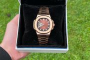 Seiko Mod Nautilus Style 41mm Automatic Mens Watch