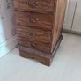 Beautiful slim rustic vintage 10 drawer tallboy in superb condition Image 3