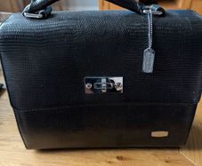 Newbridge black leather handbag