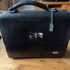 Newbridge black leather handbag
