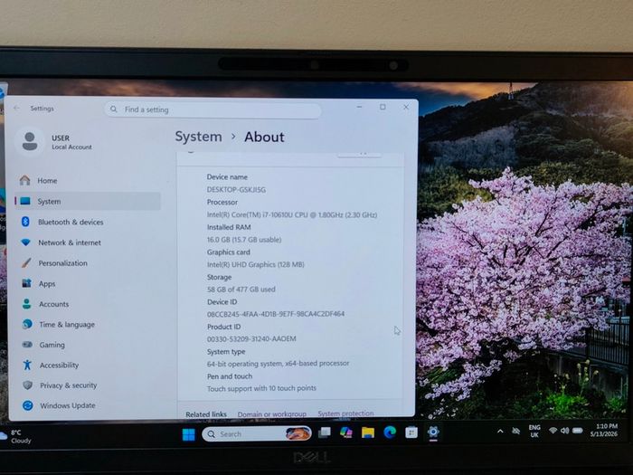 Dell latitude 7410  Intel i7 10th Gen | 16GB RAM | 512GB SSD | Windows 11 | Office 2021