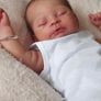 Reborn Baby Dolls That Look Real 21 Inch Sleeping Newborn Baby Boy Soft Silicone Vinyl Lifelike Baby Dolls with Pacifier+Bottle (FREE POSTAGE) Image 5