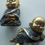 Set of 2 Gold mirrored Buddhas PRICE DROP Image 2
