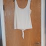 Dunnes Stores  Sleevless Cream Top.  S. L - 16-18.  New - No Tag. Image 3