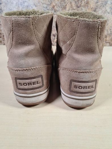 Womens Sorel Glacy Short Waterproof Ankle Boots Winter Size Uk 7 Eu 40 (AT1)