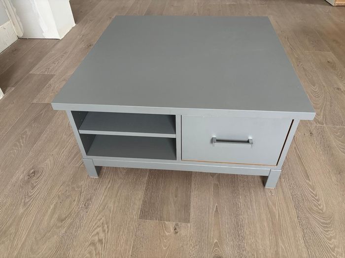 Grey Oak Veneer Obin Coffee Table/TV Stand