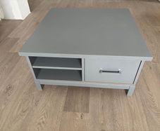 Grey Oak Veneer Obin Coffee Table/TV Stand