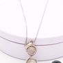 Sterling Silver Rose Quartz & Mother Of Pearl Necklace Image 6