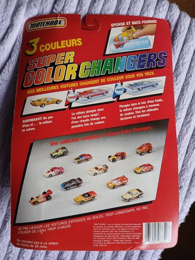 Ferrari Testarossa / Buick Le Sabre Matchbox Super Colour Changers