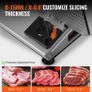 New Meat Slicer, 180W Electric Deli Food Slicer with 19.1 cm SUS420 Stainless Steel Blade and Blade Guard, 0 - 1.5 cm Adjustable Thickness for Home Use, Easy to Clean, Cut Meat, Bread, Ham and Cheese Image 7