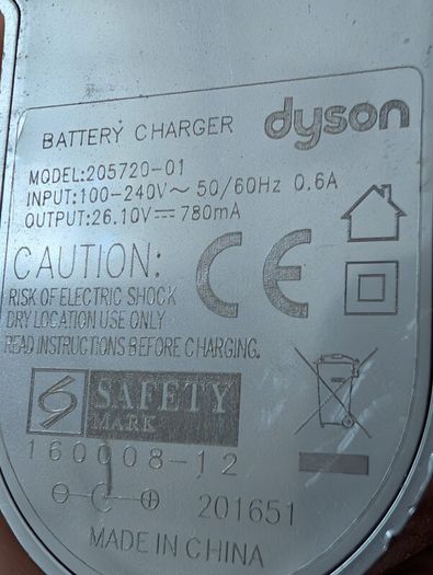 Dyson charger base V8