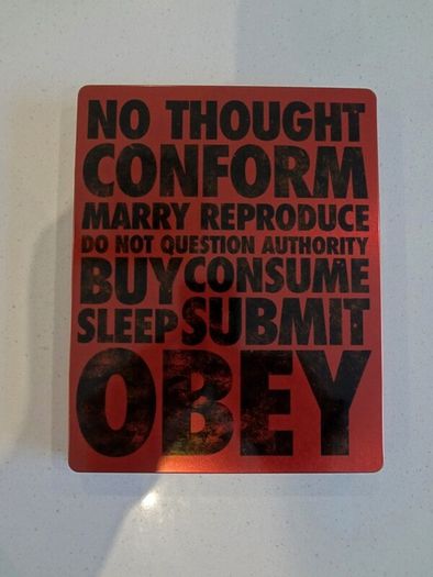 John Carpenter's THEY LIVE Blu Ray Steelbook (Rare)