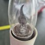 Vintage Christmas Welcome Candle Light Working  Robin & Holly Log Base Image 7
