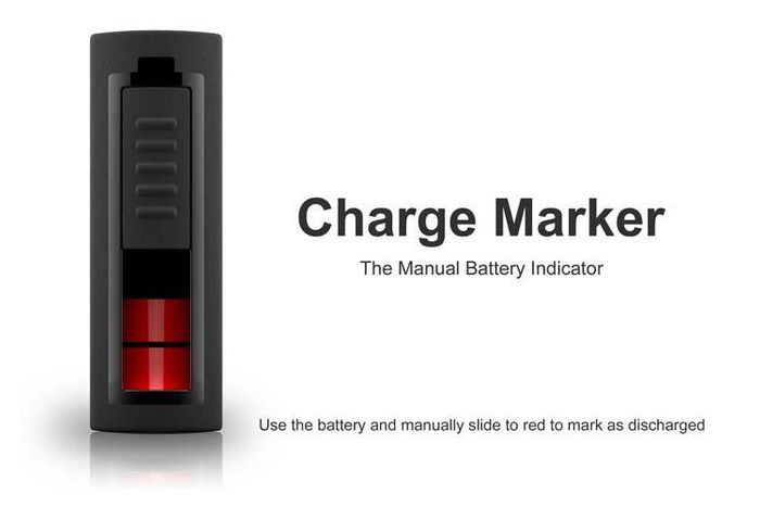 Battery Charge Marker Set of 4