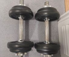York spinlock dumbbells