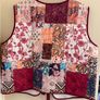 Shein VCAY Quilted Print Tie-Up Padded Vest Jacket Image 2