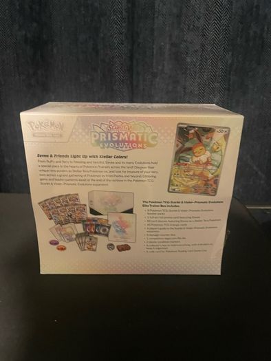 Pokemon Prismatic Evolutions elite trainer box