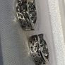 Pristine Vintage Reversible Silver Huggies Image 6