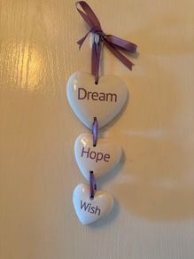 Set of 3 Inspirational Hanging Wall Decorations