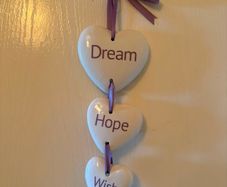 Set of 3 Inspirational Hanging Wall Decorations