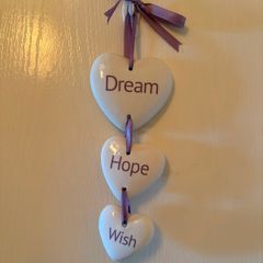 Set of 3 Inspirational Hanging Wall Decorations