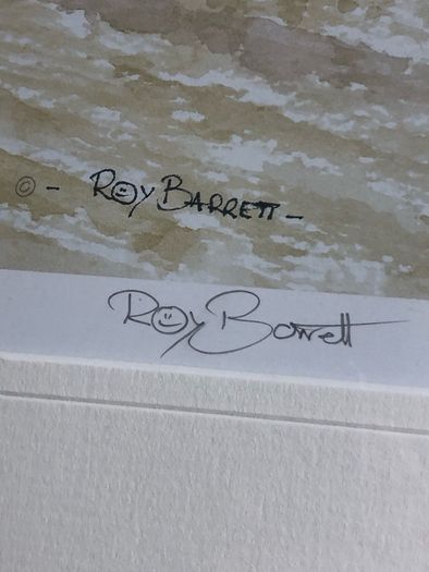 Roy Barret Limited edition water colour print