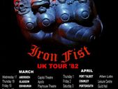 Motorhead Iron Fist Tour Poster 1982