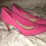 Clarks Pink Heels Size 6.5 Image 2