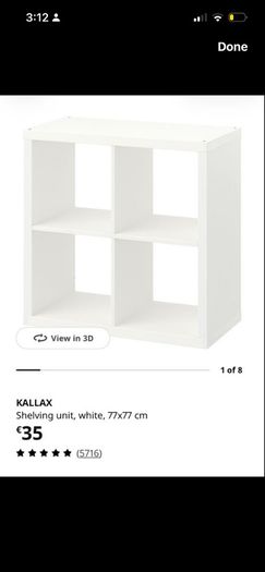 ikea kallax 4 unit storage