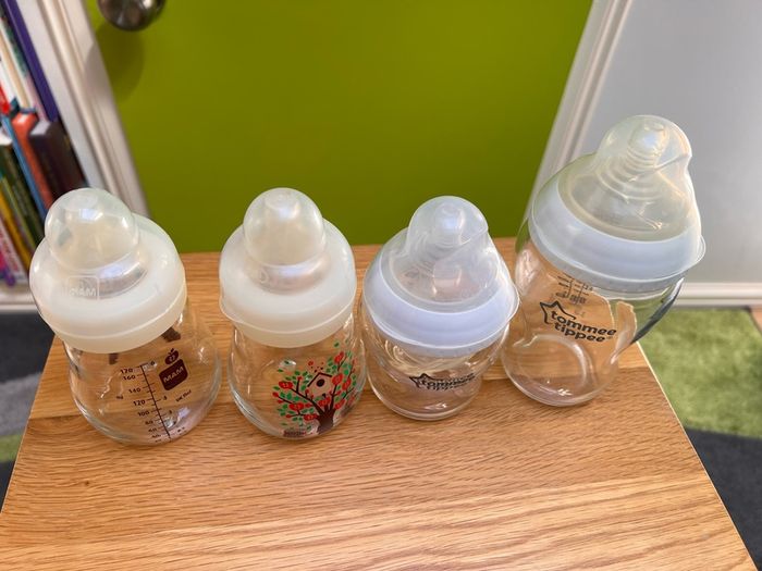 glass baby bottles