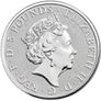 2019 Great Britain 5 Pounds 2 oz Silver Coin Queen's Beasts Yale of Beaufort BU (In Capsule) Image 2
