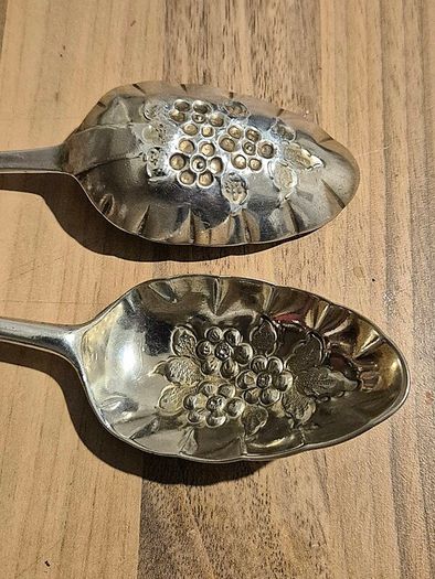 Dated 1775. Sterling Silver Berry Spoon. Thomas Wallis I.
