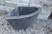 Vintage cast iron horse water trough